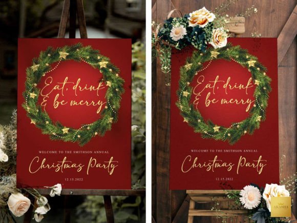 Download Christmas Welcome Sign &amp; Party Invite - Premium Resources