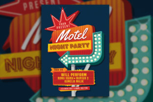 Download Motel Sign Party Flyer - Premium Bundle